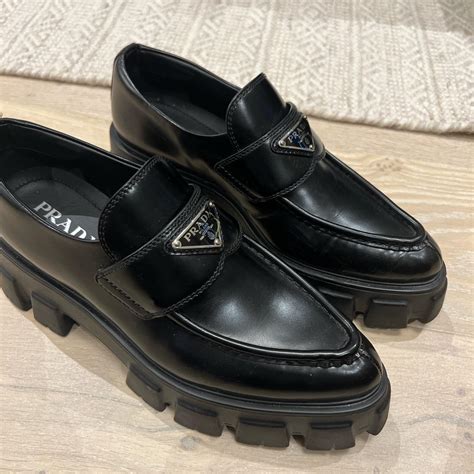 prada loafers pointy|Prada loafers for sale.